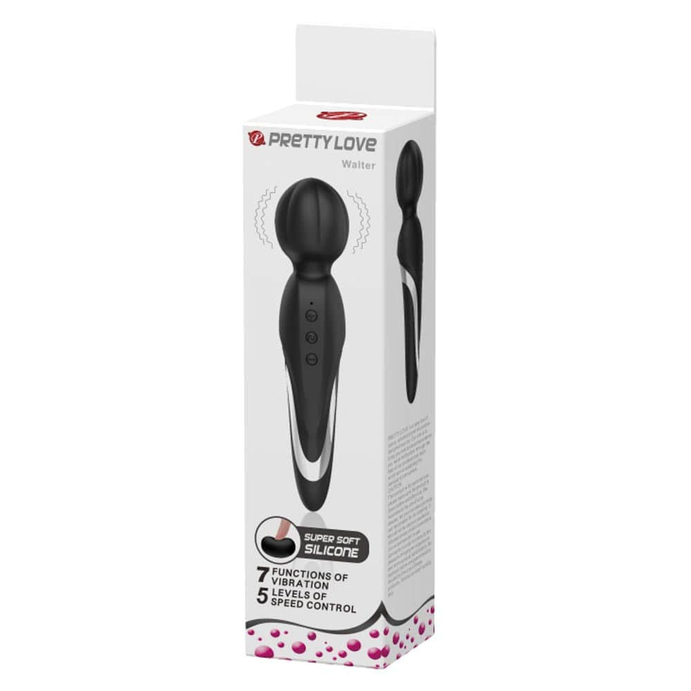 Pretty Love Walter - Vibrator pentru Masaj, 5 Niveluri de Intensitate, 21,5 cm - detaliu 8