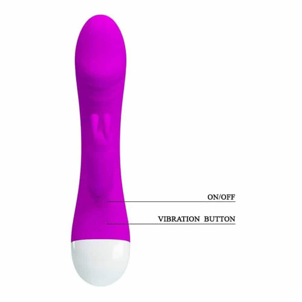 Pretty Love Will - Vibrator Rabbit cu Stimulare Punct G, 18x3.4 cm - detaliu 1
