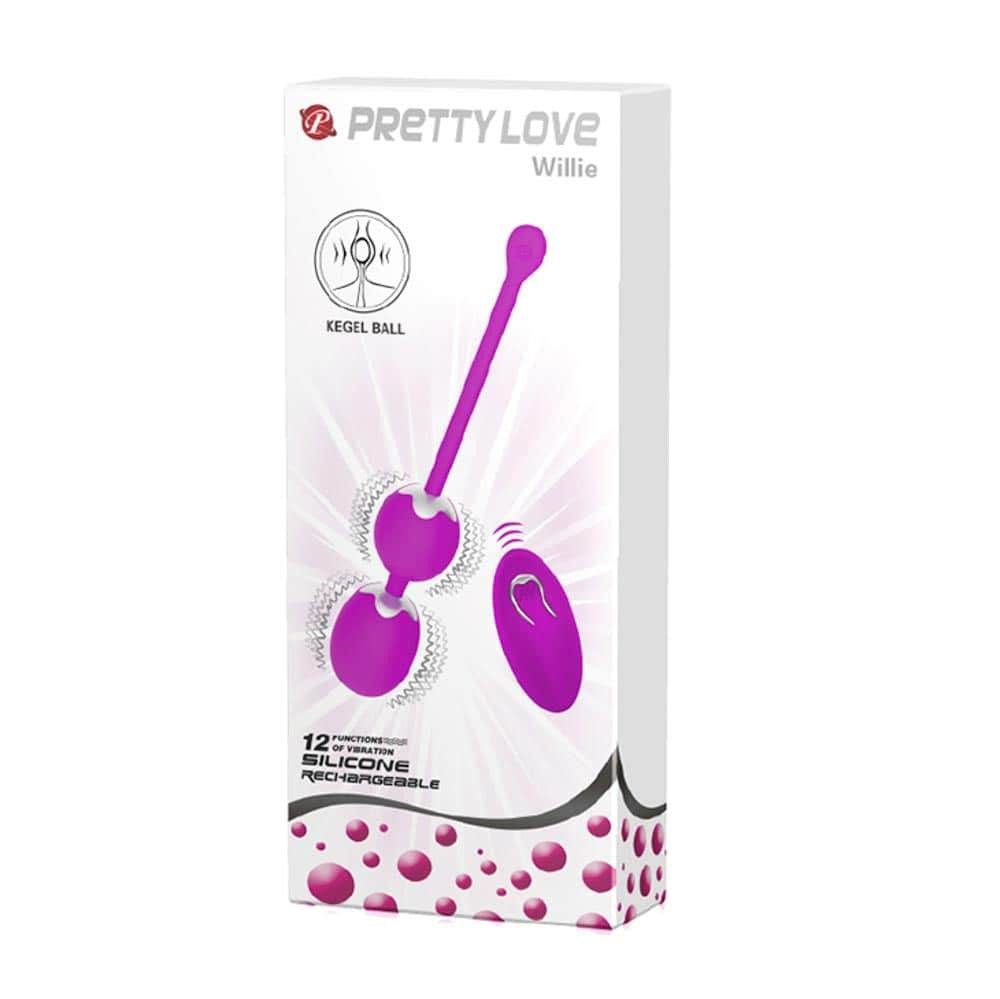 Pretty Love Willie - Bile Vaginale cu Telecomanda Wireless, 20 cm - detaliu 3