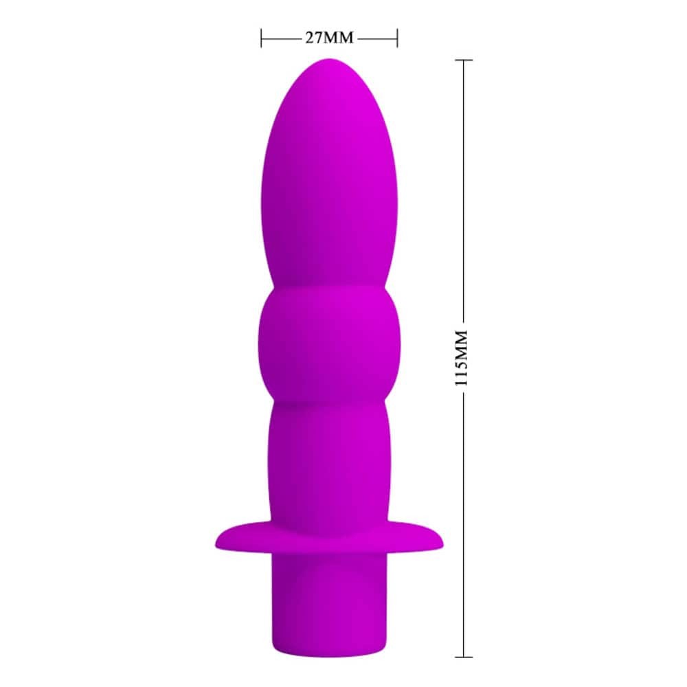 Pretty Love Wyatt Purple - Vibrator Anal cu 10 Funcții, 11,5 cm - detaliu 1
