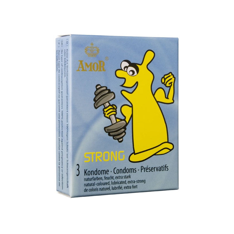 Prezervative Amor Strong, 3 buc - detaliu 1
