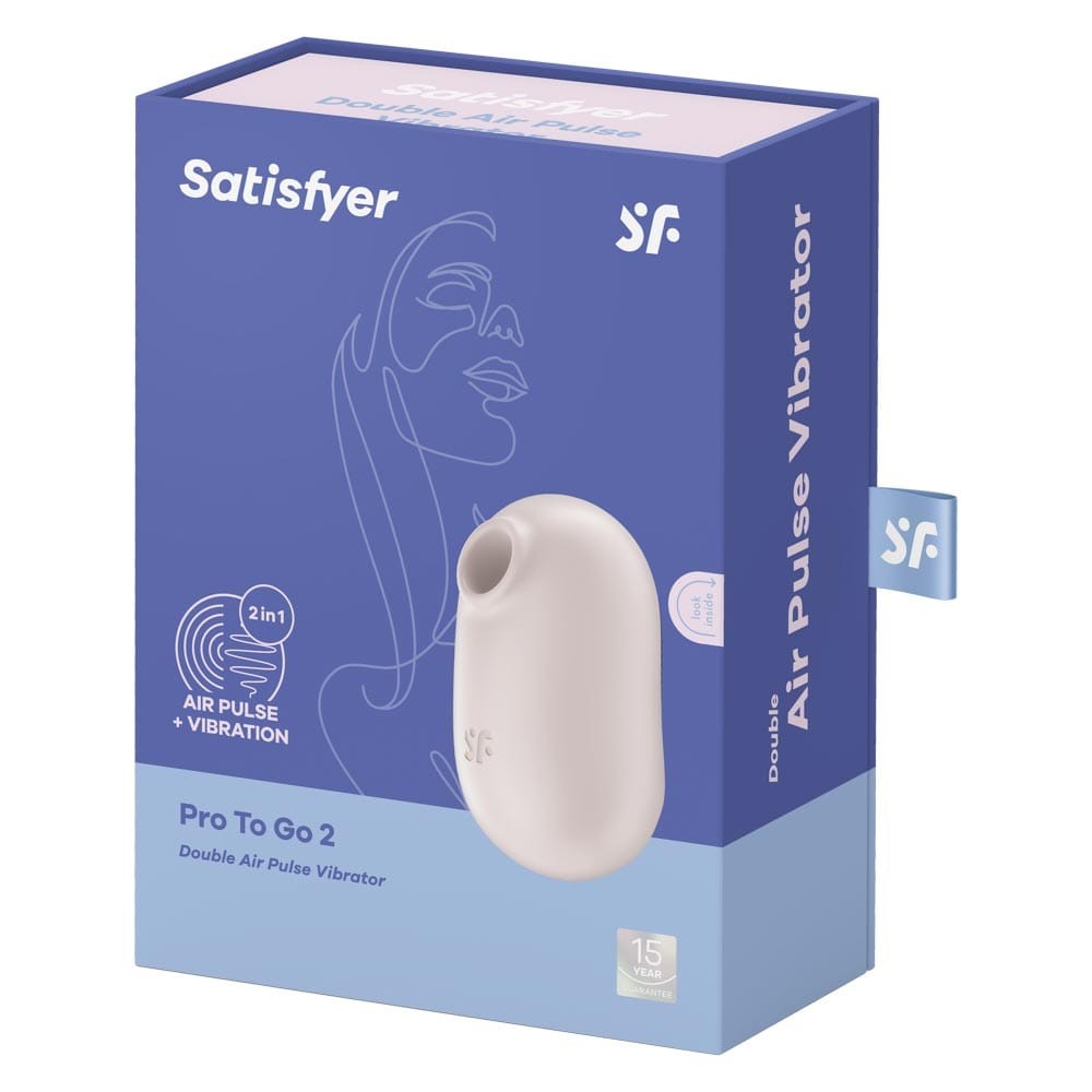 Pro To Go 2 - Stimulator clitoris, bej, 8.5 cm - detaliu 6