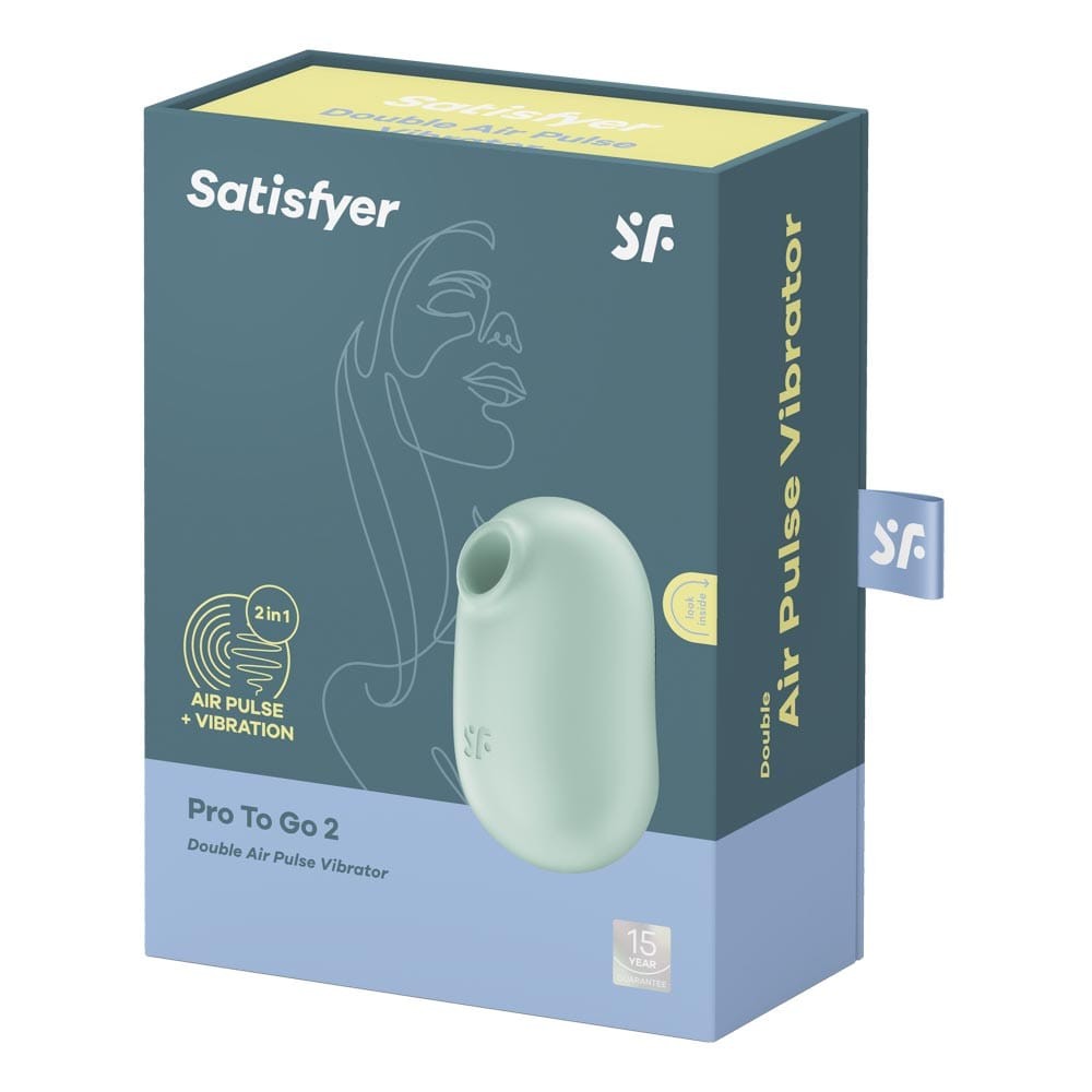 Pro To Go 2 - Stimulator clitoris, verde, 8.5 cm - detaliu 6