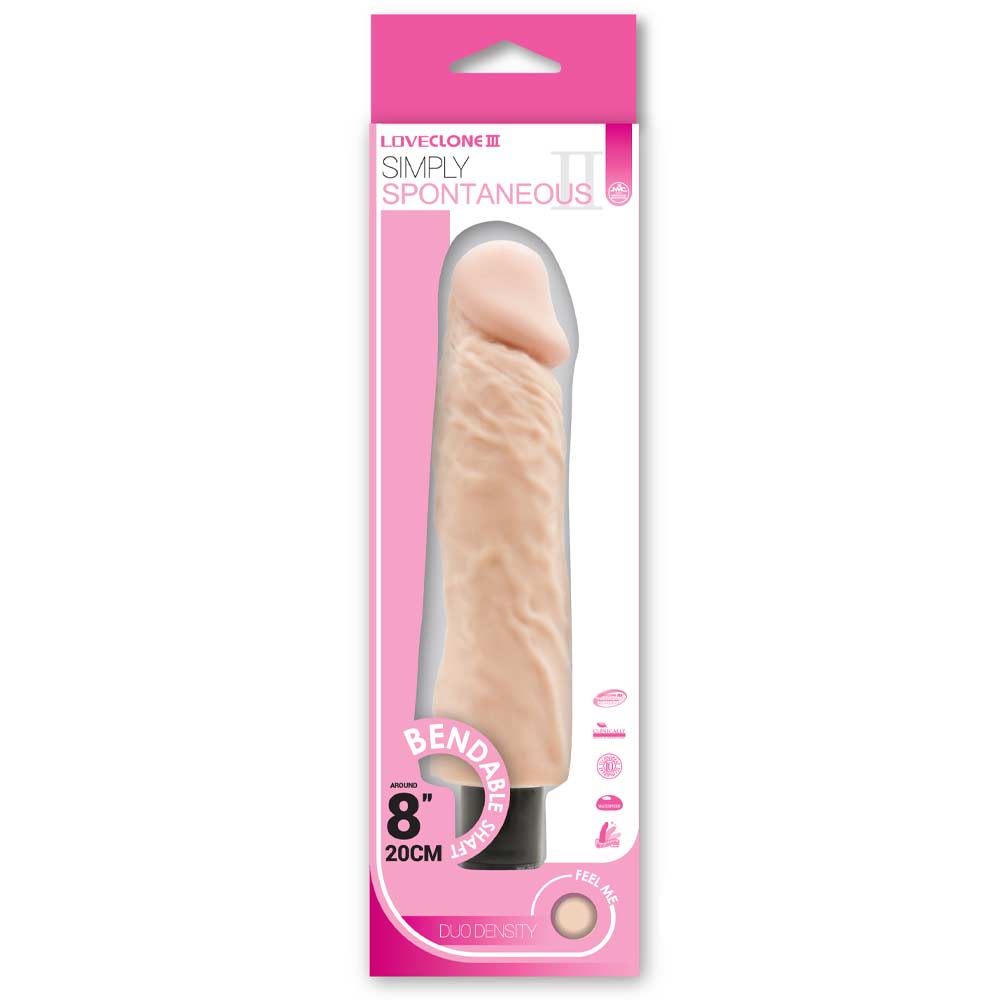 Pur si Simplu Spontan - Vibrator Realistic cu 10 Functii, 20x4.5 cm - detaliu 1