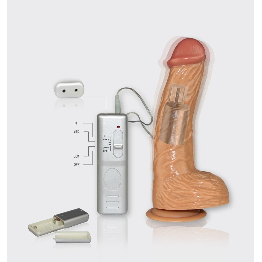 Real Extreme Extra Girth - Vibrator realist, 22 cm