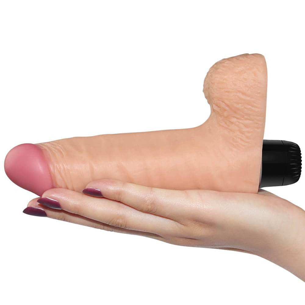 Real Feel 14 - Vibrator realist, flesh, 17 cm - detaliu 7