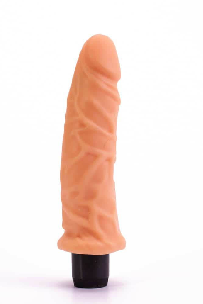 Real Feel Cyberskin - Vibrator realistic, 19.8 cm - detaliu 5