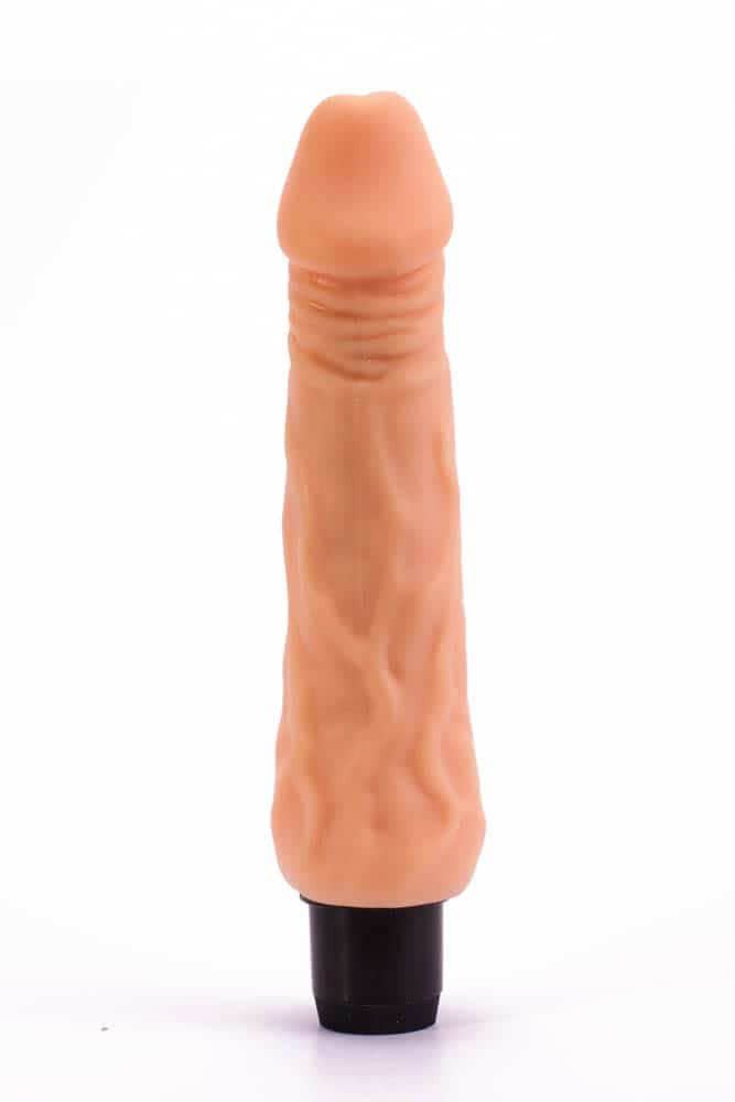 Real Feel Cyberskin - Vibrator realistic, 20 cm