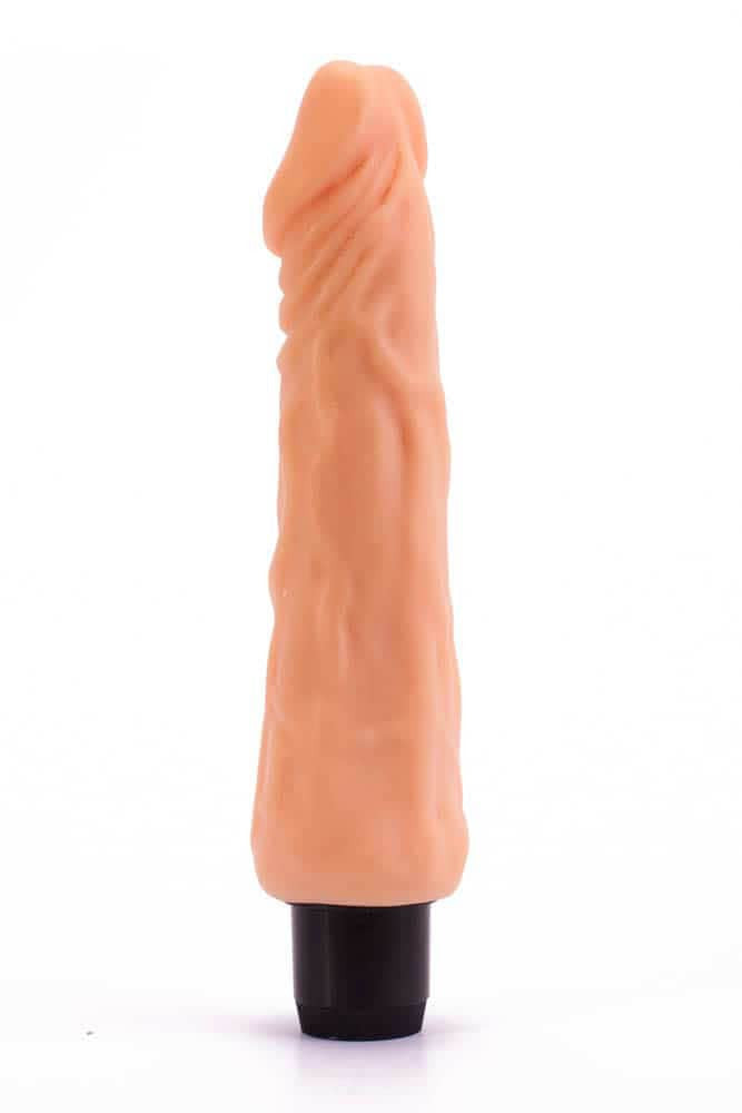 Real Feel Cyberskin - Vibrator realistic, 20 cm - detaliu 5