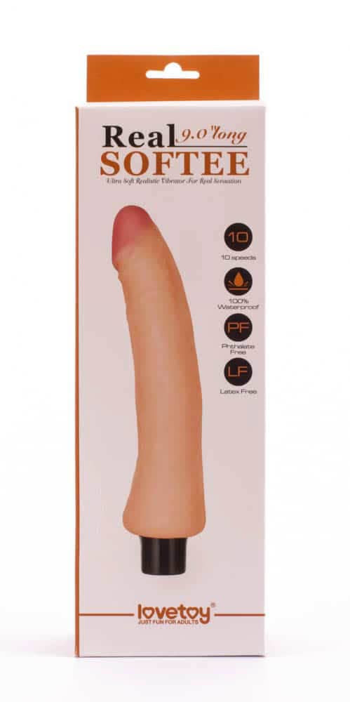Real Softee - Vibrator realist, 24 cm - detaliu 2