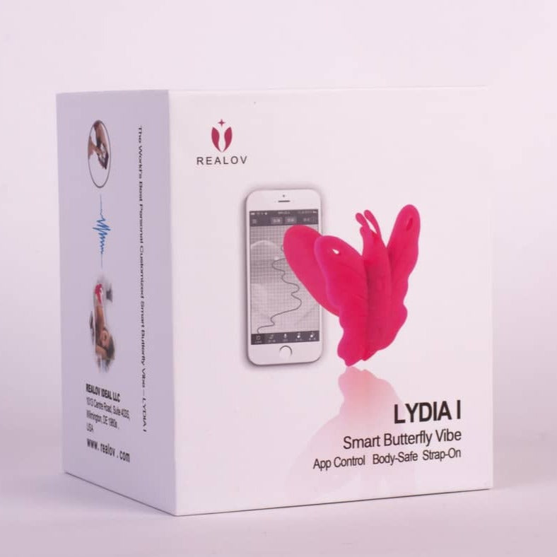 Realov Lydia I - Vibrator fluture roz