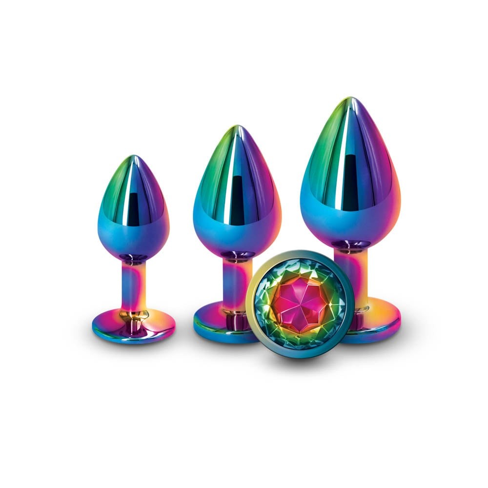 Rear Assets - Set dopuri anale, 3 buc., multicolor - detaliu 2