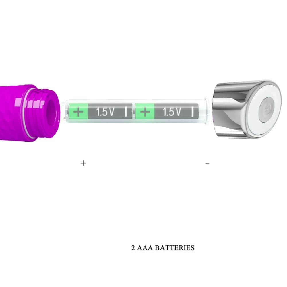 Reginald - Vibrator clasic, mov, 16.7 cm - detaliu 1