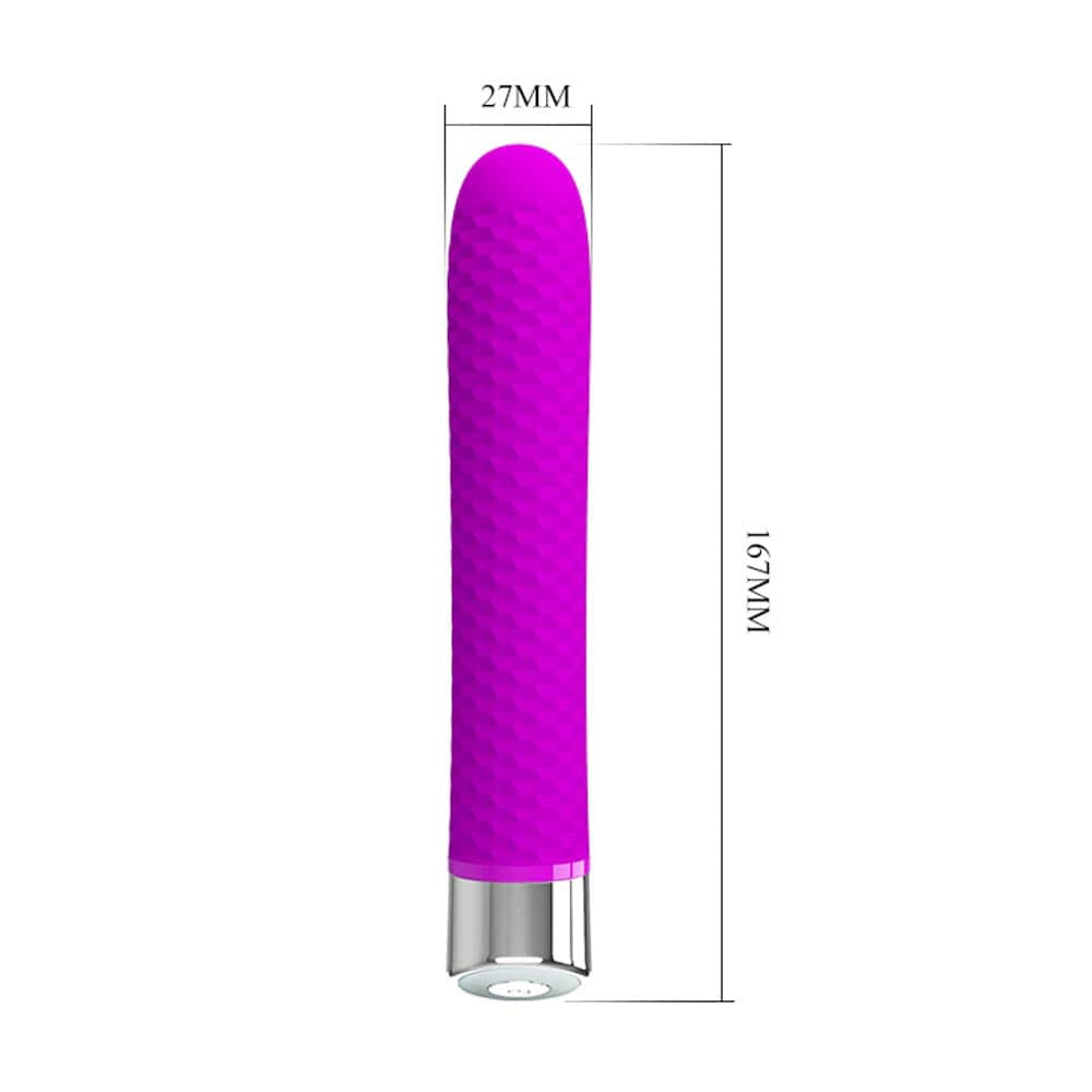 Reginald - Vibrator clasic, mov, 16.7 cm - detaliu 4