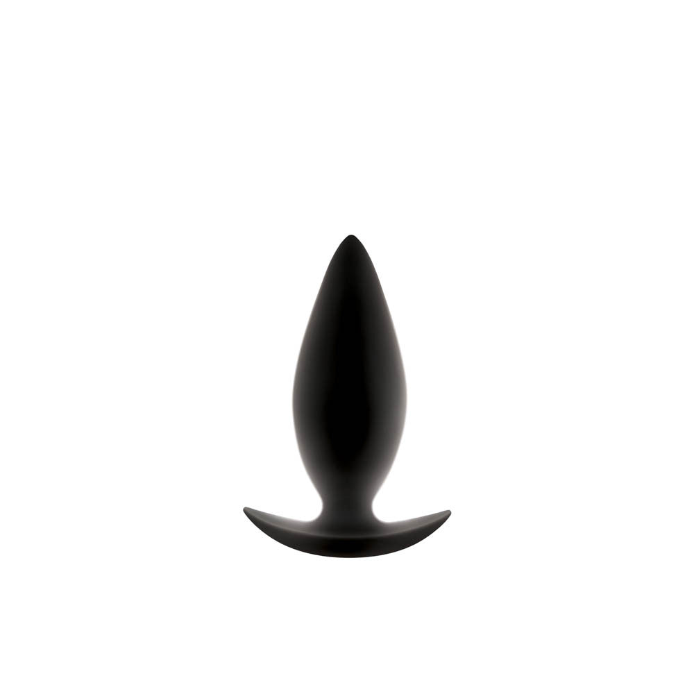 Renegade Spades Medium - Dop Anal de Silicon Negru, 10 cm