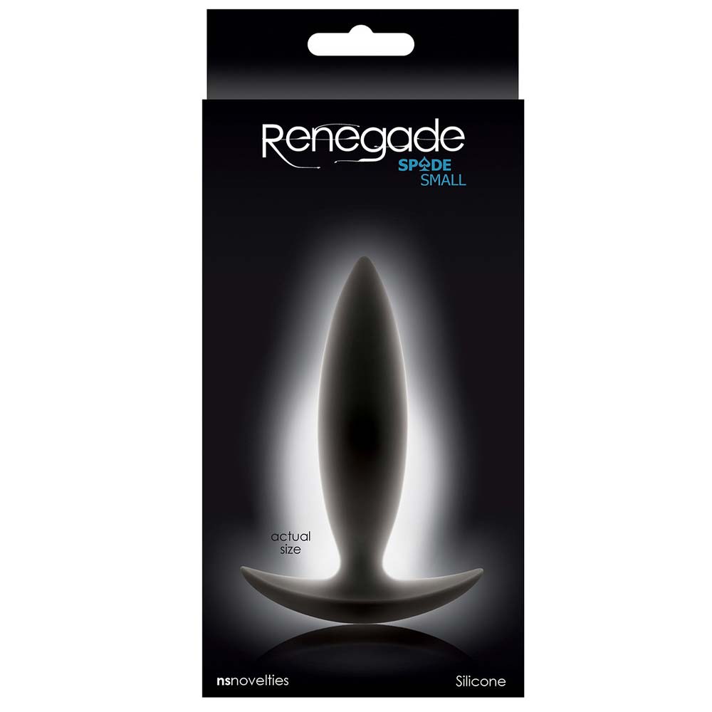 Renegade Spades Small - Dop Anal din Silicon, 10 cm