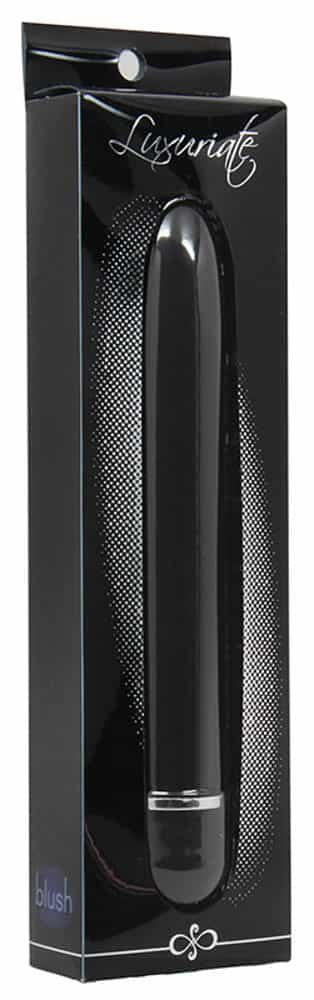 Rose - Vibrator clasic, negru, 17.5 cm - detaliu 3