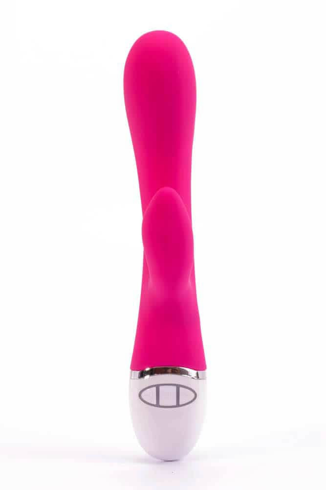 Rose - Vibrator iepuraș, roșu, 21.5 cm