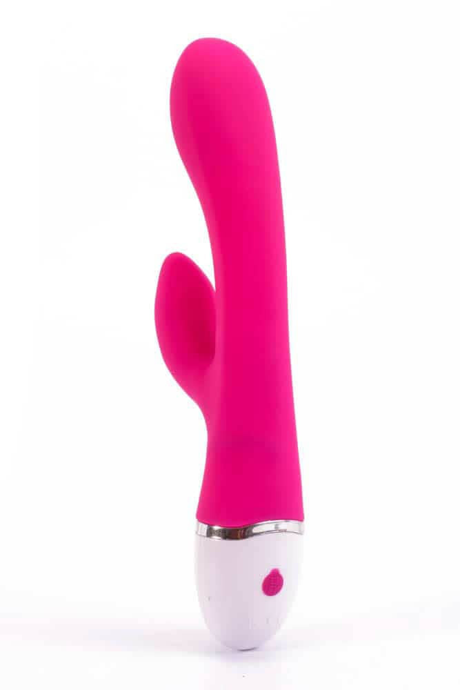 Rose - Vibrator iepuraș, roșu, 21.5 cm - detaliu 7