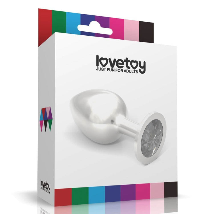 Rosebud Classic Metal Plug L Clear - Dop Anal de Lux, 10 cm - detaliu 1