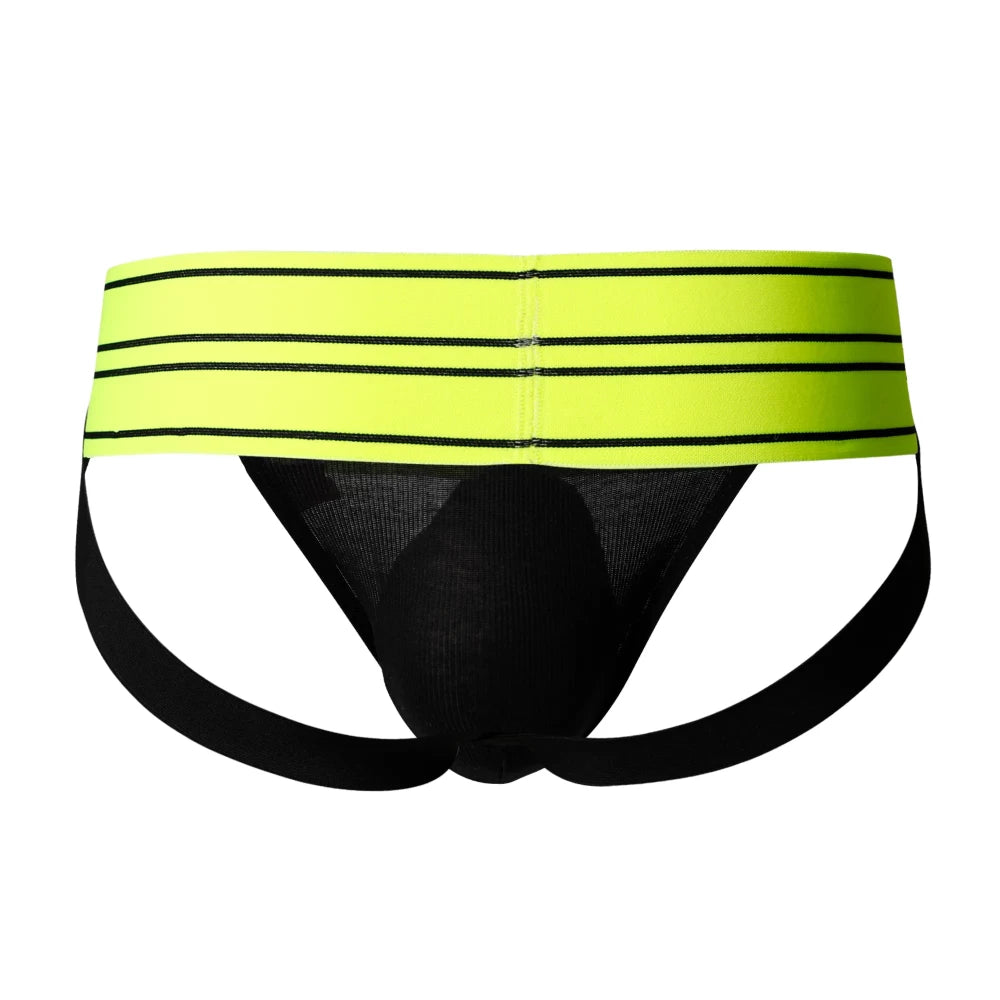 Rugby Jockstrap - Lenjerie sexy bărbați, verde, L - detaliu 4