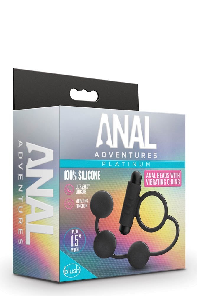 Sarpele Incolacit - Inel Penis Vibrator cu Extensie de Bile Anale, 33 cm - detaliu 6