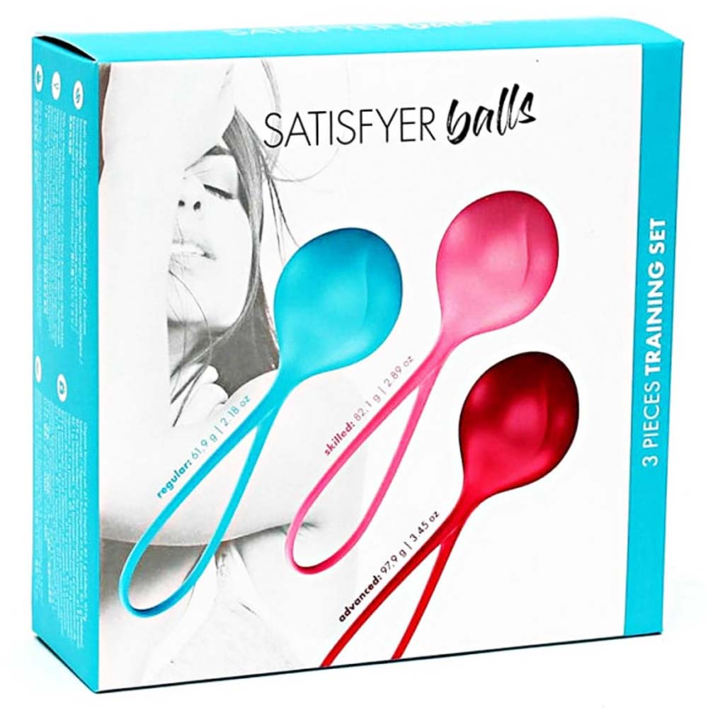 Satisfyer Balls Single- Set de bile Kegel multicolore - detaliu 2