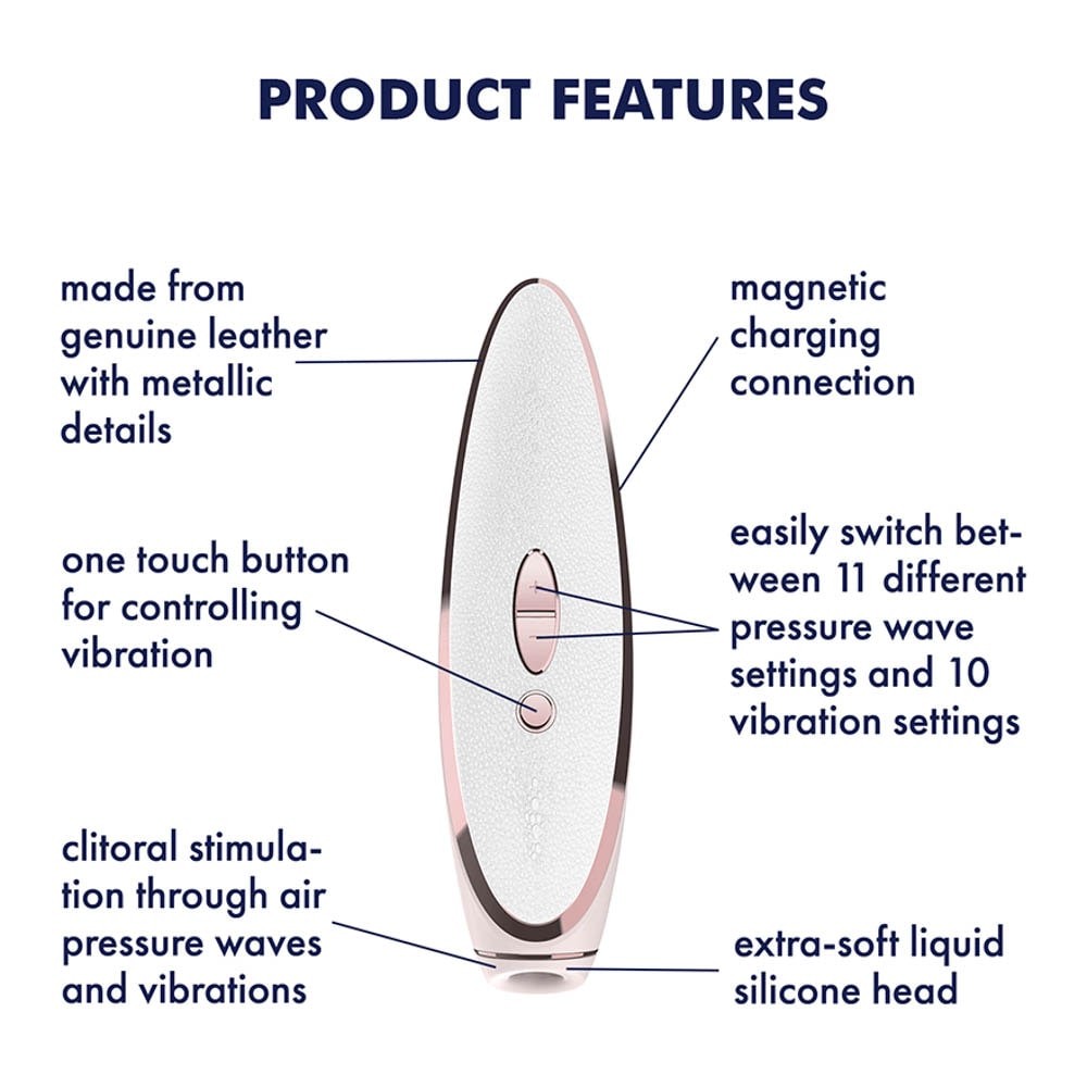 Satisfyer Luxury Prêt-à-porter - Stimulator Clitoridian cu 11 functii de Lux - detaliu 3