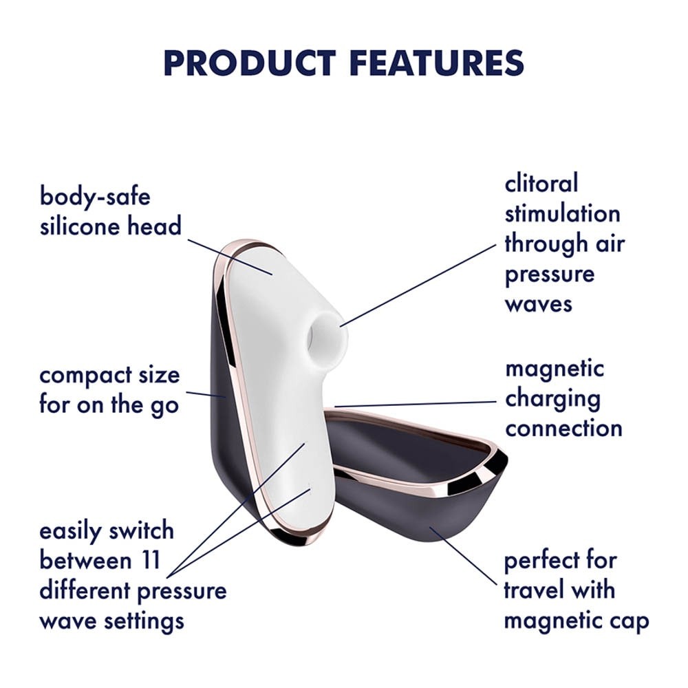 Satisfyer Pro Traveler - Stimulator Clitoris cu 11 Programe - detaliu 6