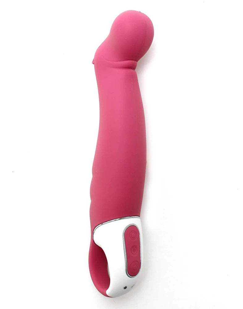 Satisfyer Vibes Petting Hippo - Vibrator pentru Punctul G Reincarcabil, 22.9x3.3 cm - detaliu 1
