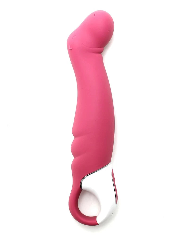 Satisfyer Vibes Petting Hippo - Vibrator pentru Punctul G Reincarcabil, 22.9x3.3 cm - detaliu 3