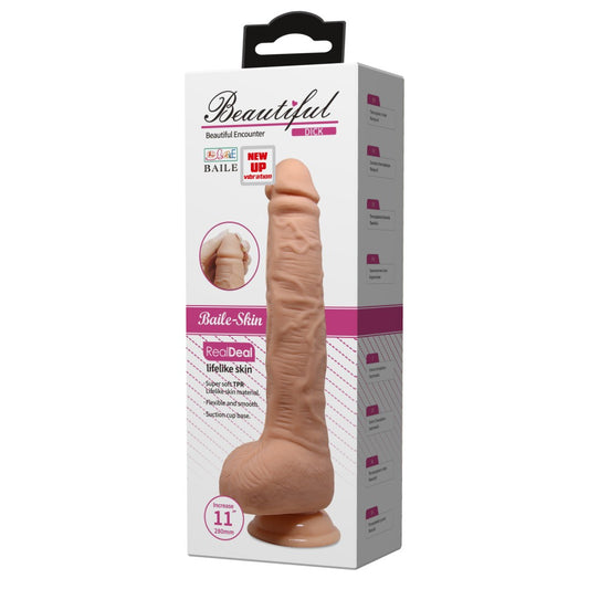 Scula Frumoasa 11 " - Vibrator Realistic Flexibil,