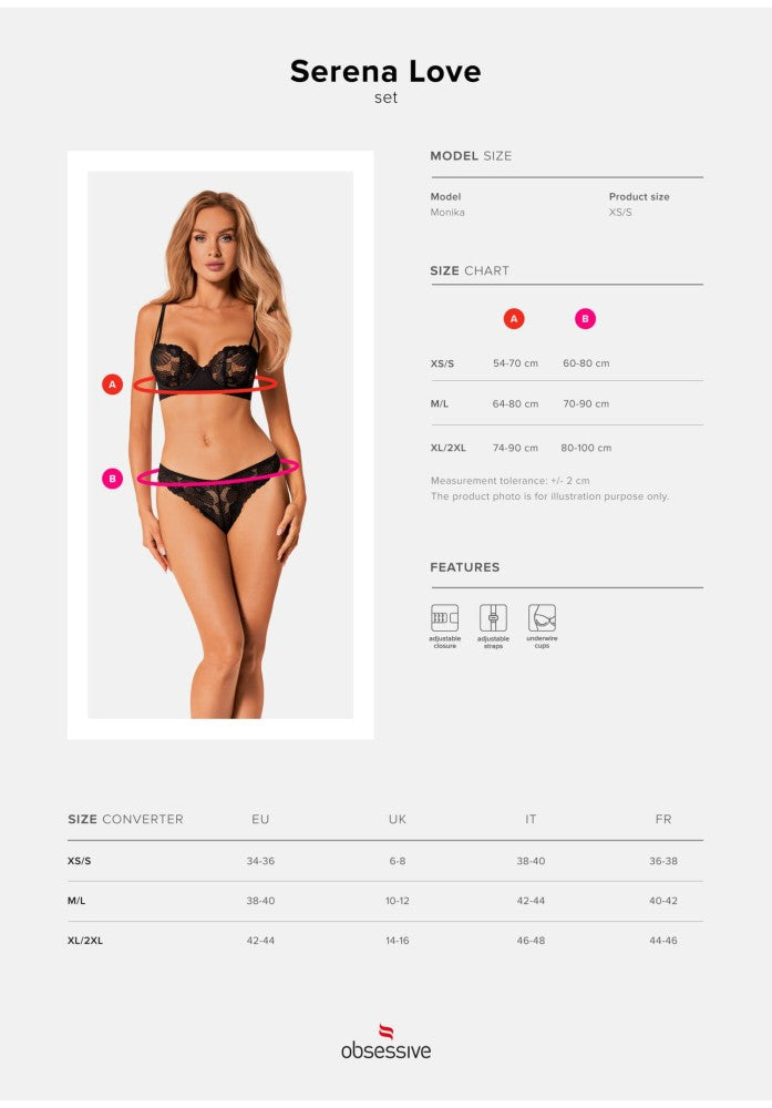 Serena Love 2-pcs set XS/S - detaliu 6