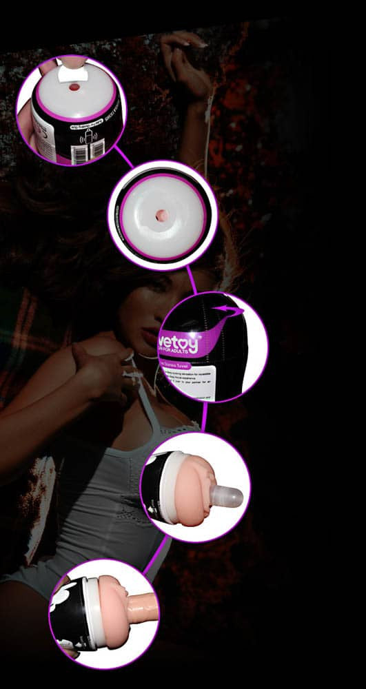 Sex In Conserva - Masturbator Forma Vagin 16 cm - detaliu 1