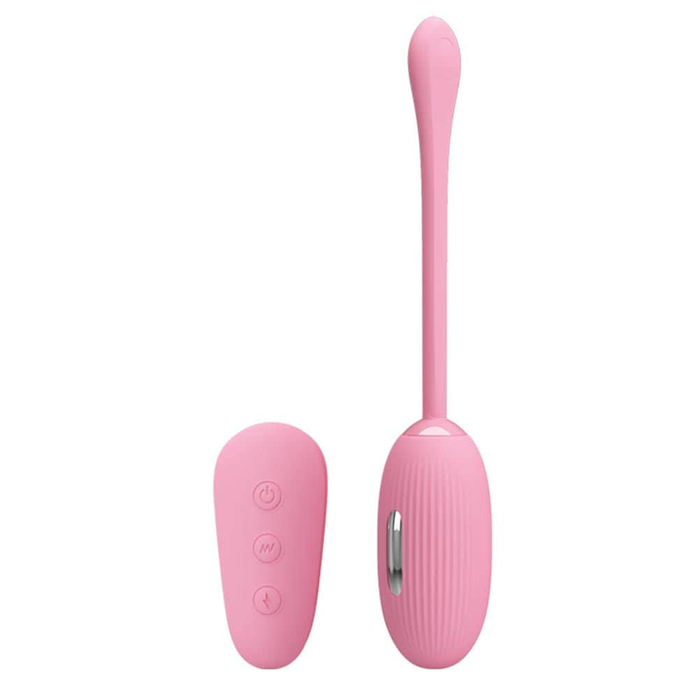 Shock Fun - Ou vibrator, roz, 19 cm - detaliu 1