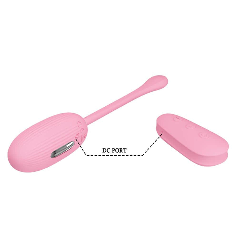 Shock Fun - Ou vibrator, roz, 19 cm - detaliu 3