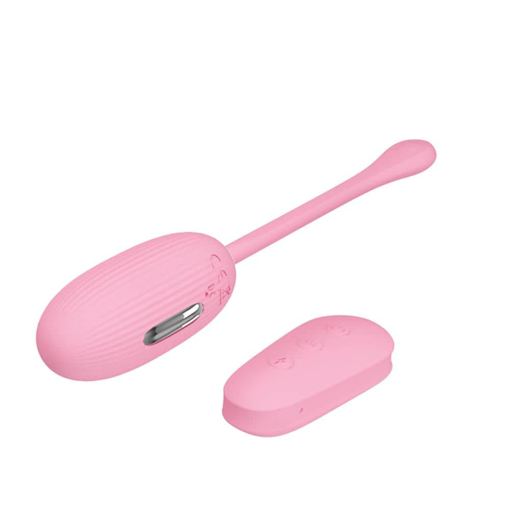 Shock Fun - Ou vibrator, roz, 19 cm - detaliu 4