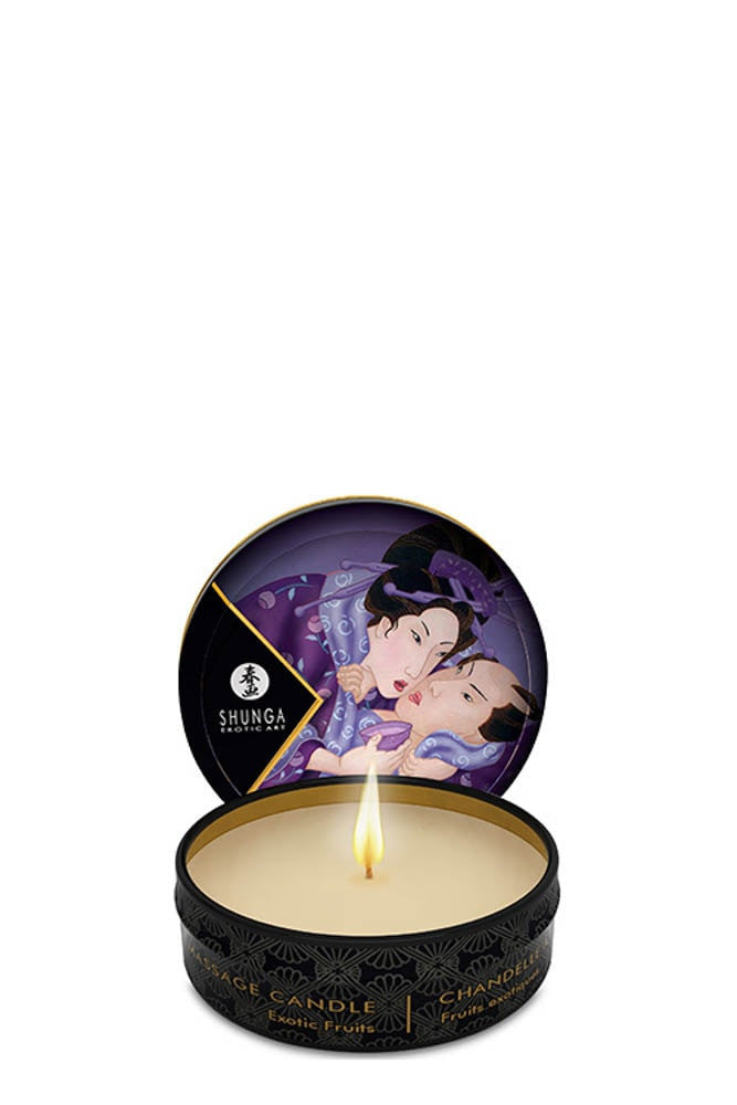 Shunga Candle Exotic Fruit - Lumanare de Masaj cu Aroma de Fructe Exotice