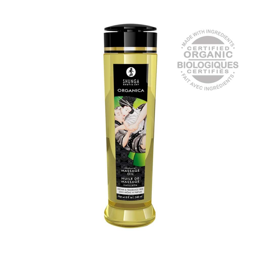 Shunga Organica Natural - Ulei de masaj natural, 240 ml