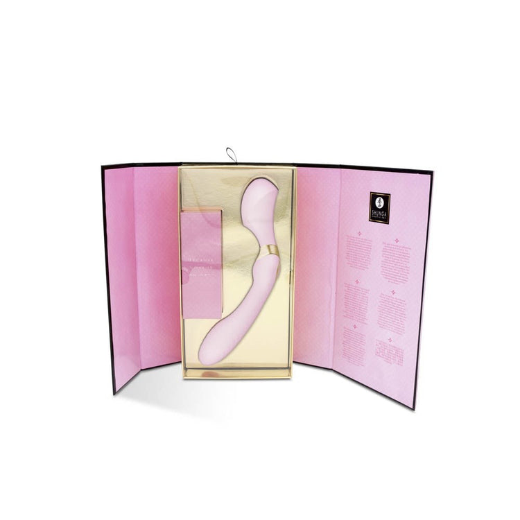 Shunga ZOA - Vibrator cu 10 functii de vibratie, Roz, 26,5 cm - detaliu 6