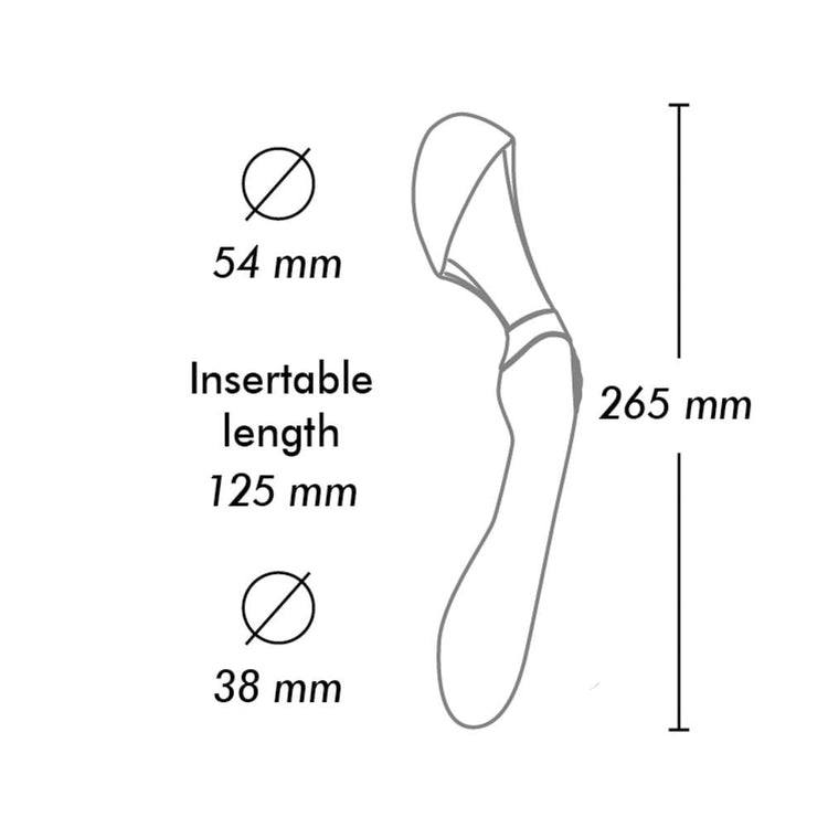 Shunga ZOA - Vibrator cu 10 functii de vibratie, Roz, 26,5 cm - detaliu 8