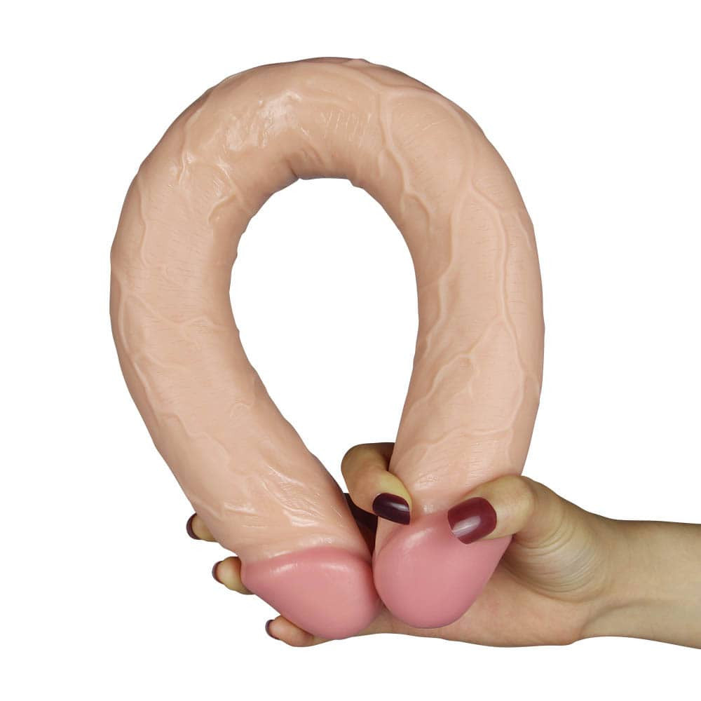 Slim Ultra Double - Dildo Realistic Dublu, 45 cm - detaliu 1