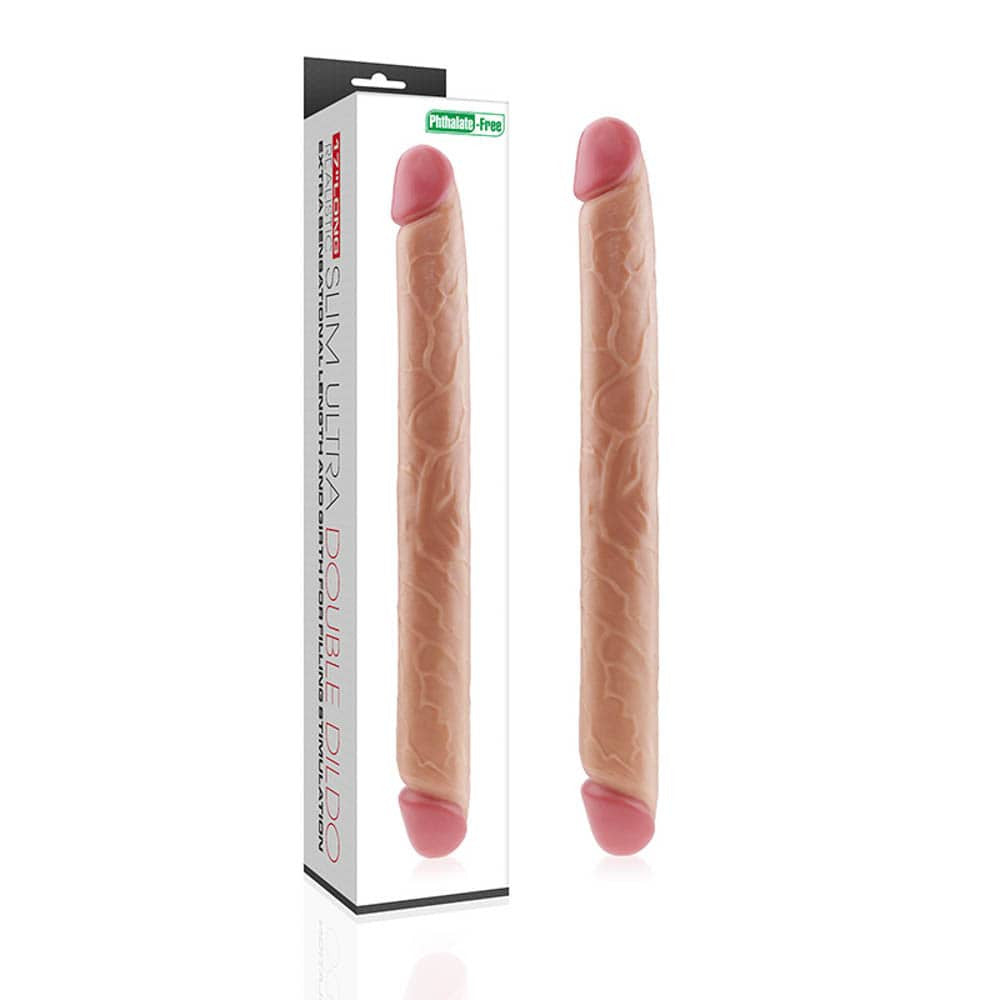 Slim Ultra Double - Dildo Realistic Dublu, 45 cm - detaliu 3