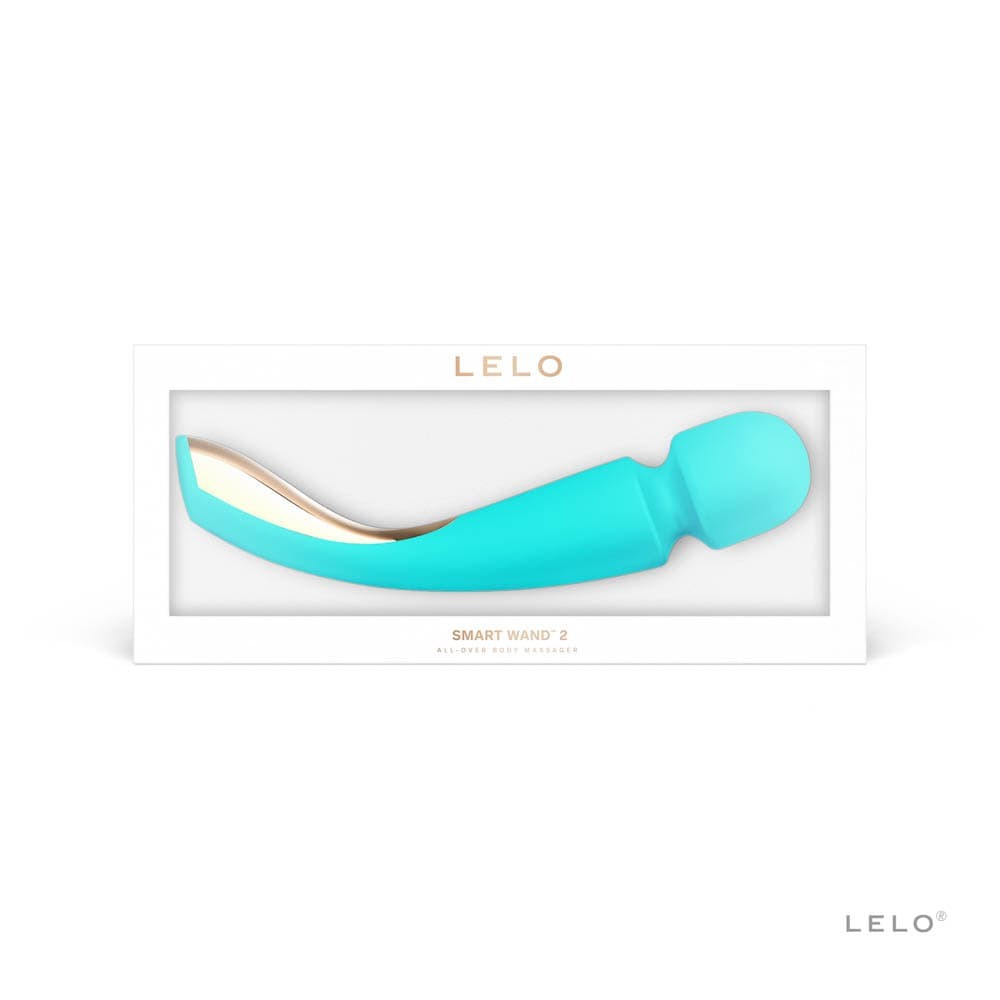 Smart Wand 2 Large Aqua - Vibrator de Masaj Premium, Lelo, 30 cm - detaliu 1