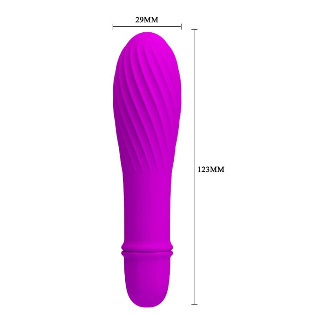 Solomon - Glonț vibrator, mov, 12.3 cm - detaliu 1