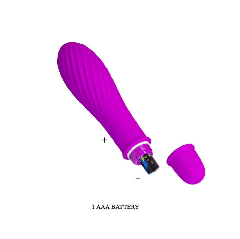 Solomon - Glonț vibrator, mov, 12.3 cm - detaliu 2