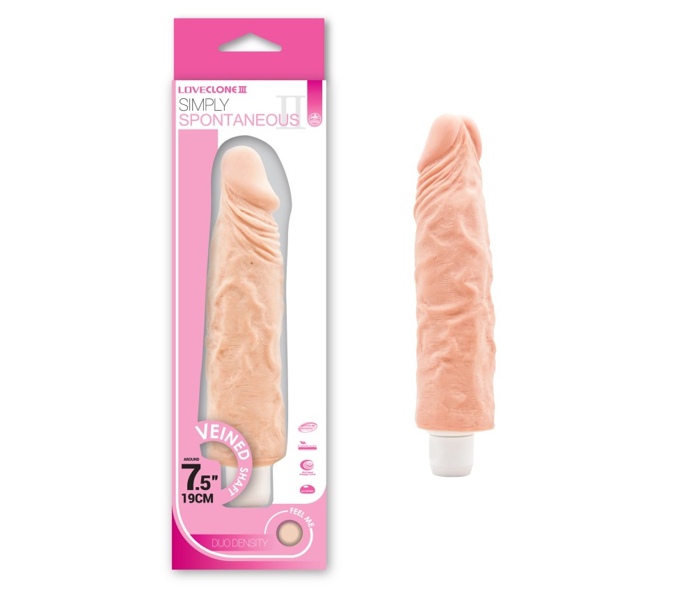 Spontanul 2 7.5" - Vibrator Realist cu Densitate Dubla,