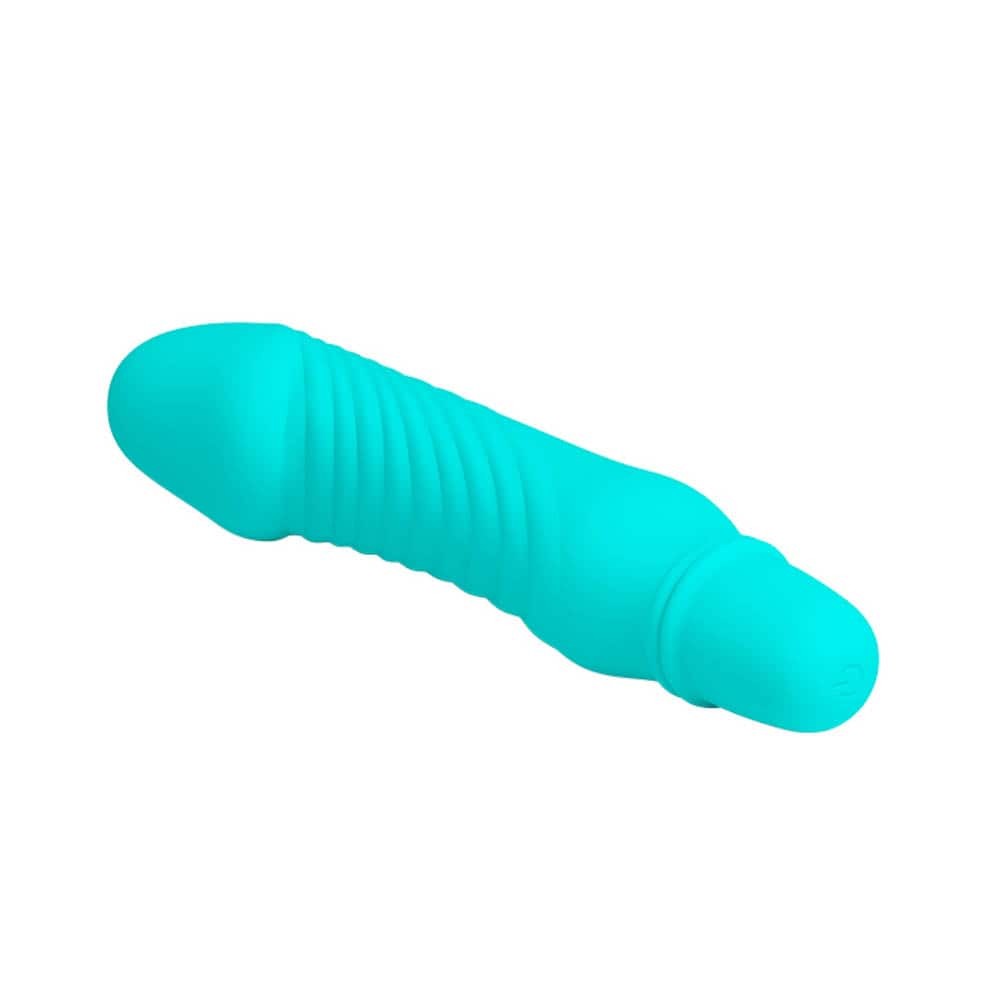 Stev - Vibrator realist, turcoaz, 13.5 cm