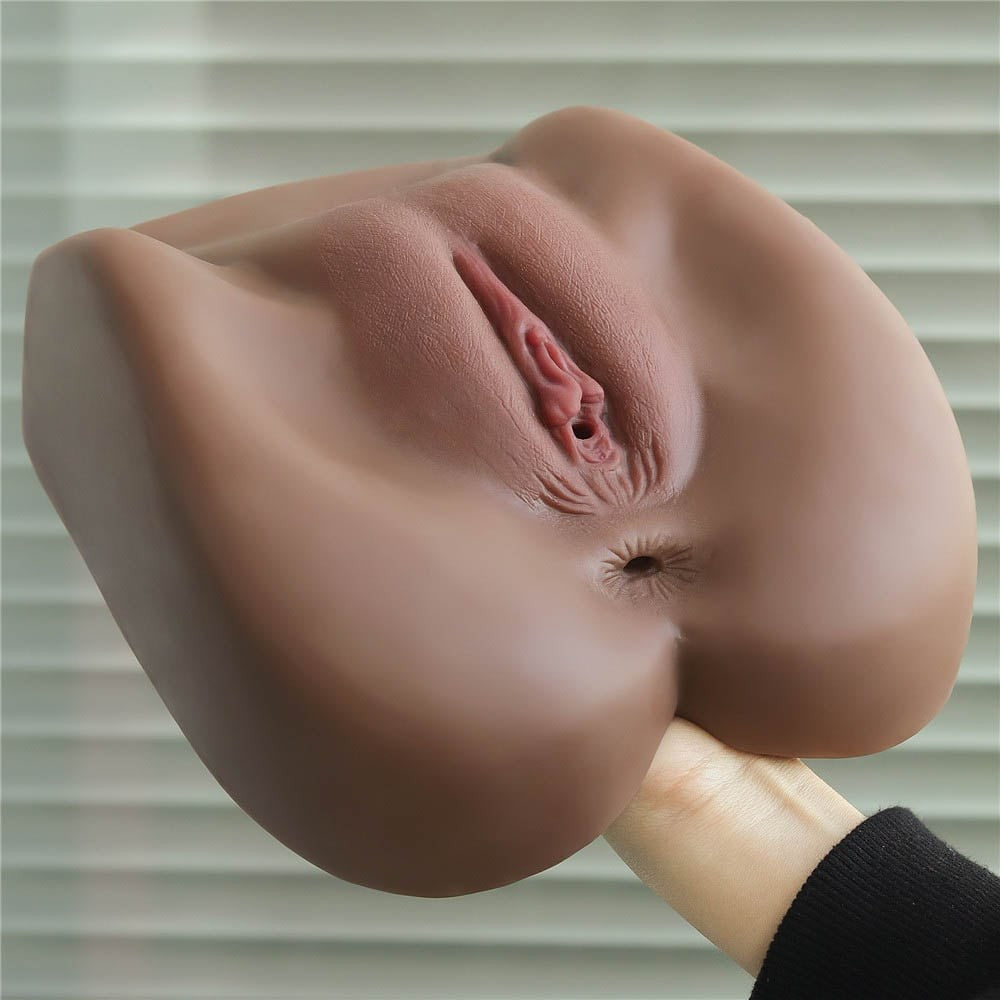 Streetgirl's 1 Black - Masturbator de Culoare Realistic cu Vagin si Anus, 1,46 kg - detaliu 2