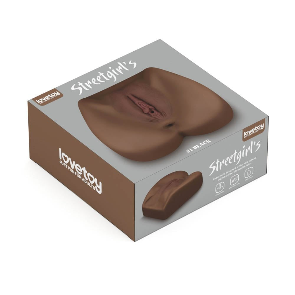 Streetgirl's 1 Black - Masturbator de Culoare Realistic cu Vagin si Anus, 1,46 kg - detaliu 7
